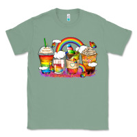 Sage rainbow coffee cups Classic Tee - Zillion Design Studio