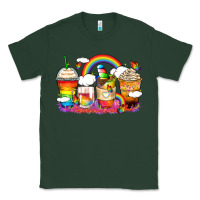 Sports Green rainbow coffee cups Classic Tee - Zillion Design Studio