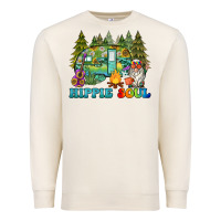 Sandshell hippie soul camping Premium Sweatshirt - BarkalooDesign