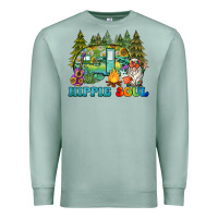 Seafoam hippie soul camping Premium Sweatshirt - BarkalooDesign