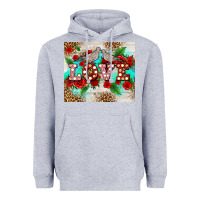 Heather Grey love birds and love with ross Heavyweight Hoodie - AdoDesignShop