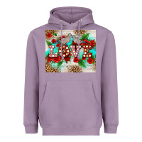 Lavender love birds and love with ross Heavyweight Hoodie - AdoDesignShop