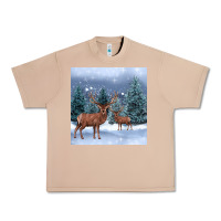 Burro winter deer Urban Heavy Tee - BarkalooDesign