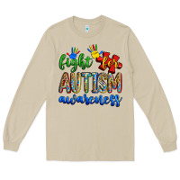 Mushroom fight for autism awareness Long Sleeve Tee - Zillion Design Studio