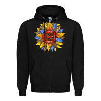 Black firefighter sunflower Zipper Hoodie - HRA Design Shop