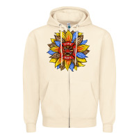 Sandshell firefighter sunflower Zipper Hoodie - HRA Design Shop