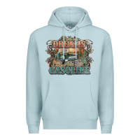Blue Mist runs on dreams and gasoline truck western Premium Hoodie - NancyCooperArtShop