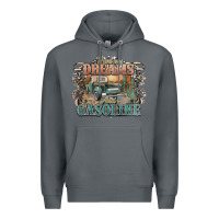 Rock runs on dreams and gasoline truck western Premium Hoodie - NancyCooperArtShop