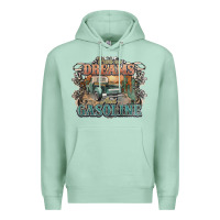 Seafoam runs on dreams and gasoline truck western Premium Hoodie - NancyCooperArtShop