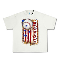 Pistachio baseball american flag Urban Heavy Tee - texasbilliewilder