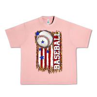 Salmon baseball american flag Urban Heavy Tee - texasbilliewilder