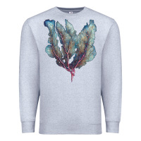 Heather Grey Venus Fan Sea Coral Premium Sweatshirt - LillyAllenDesigns