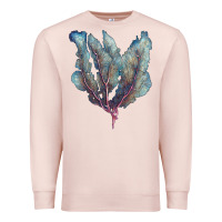 Pale Pink Venus Fan Sea Coral Premium Sweatshirt - LillyAllenDesigns