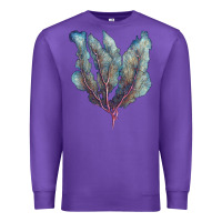 Purple Venus Fan Sea Coral Premium Sweatshirt - LillyAllenDesigns