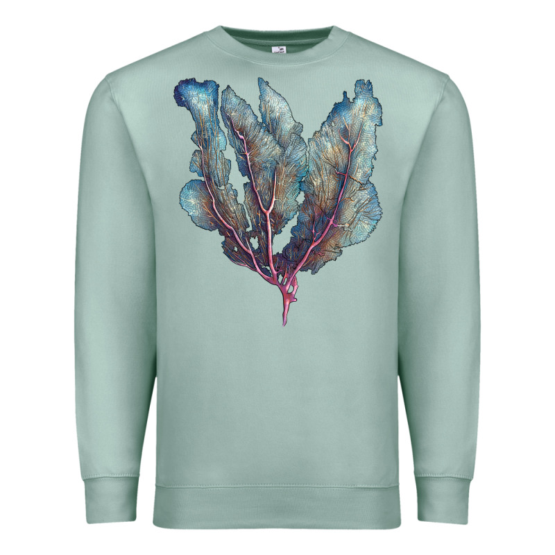 Venus Fan Sea Coral Premium Sweatshirt by LillyAllenDesigns | Teevron