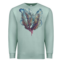 Seafoam Venus Fan Sea Coral Premium Sweatshirt - LillyAllenDesigns