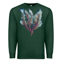 Sports Green Venus Fan Sea Coral Premium Sweatshirt - LillyAllenDesigns