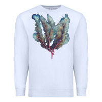 White Venus Fan Sea Coral Premium Sweatshirt - LillyAllenDesigns