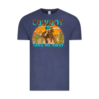Vintage Denim cowboy take me away Vintage Tee - texasbilliewilder