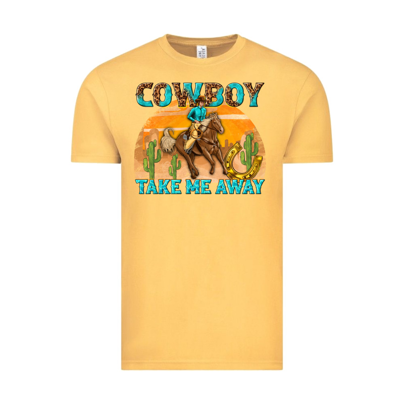 Cowboy Take Me Away Vintage Tee by texasbilliewilder | Teevron