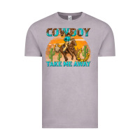 Vintage Zinc cowboy take me away Vintage Tee - texasbilliewilder