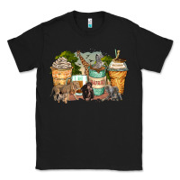 Black safari animals coffee cups Classic Tee - Zillion Design Studio