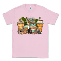 Safari Animals Coffee Cups Classic Tee | Teevron