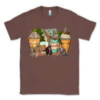 Chestnut safari animals coffee cups Classic Tee - Zillion Design Studio