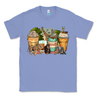 Colony Blue safari animals coffee cups Classic Tee - Zillion Design Studio
