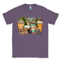 Lavender safari animals coffee cups Classic Tee - Zillion Design Studio