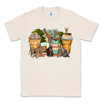 Natural safari animals coffee cups Classic Tee - Zillion Design Studio