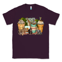Plum safari animals coffee cups Classic Tee - Zillion Design Studio