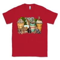 Red safari animals coffee cups Classic Tee - Zillion Design Studio