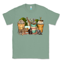 Sage safari animals coffee cups Classic Tee - Zillion Design Studio