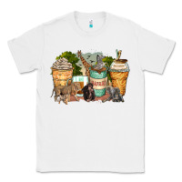 White safari animals coffee cups Classic Tee - Zillion Design Studio