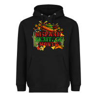 Black national hispanic heritage month Heavyweight Hoodie - BundleAndBundleShop