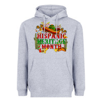 Heather Grey national hispanic heritage month Heavyweight Hoodie - BundleAndBundleShop