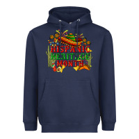 Navy national hispanic heritage month Heavyweight Hoodie - BundleAndBundleShop