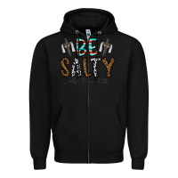 Black be salty matthew 5. 13 Zipper Hoodie - CowhideDigitalArt
