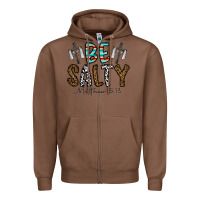 Chestnut be salty matthew 5. 13 Zipper Hoodie - CowhideDigitalArt