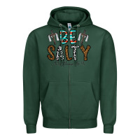 Sports Green be salty matthew 5. 13 Zipper Hoodie - CowhideDigitalArt