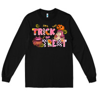 Black trıck or treat Long Sleeve Tee - AdoDesignShop