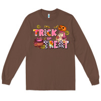 Chestnut trıck or treat Long Sleeve Tee - AdoDesignShop