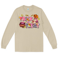 Mushroom trıck or treat Long Sleeve Tee - AdoDesignShop