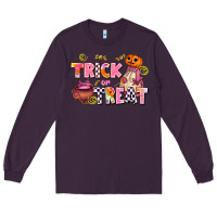 Plum trıck or treat Long Sleeve Tee - AdoDesignShop