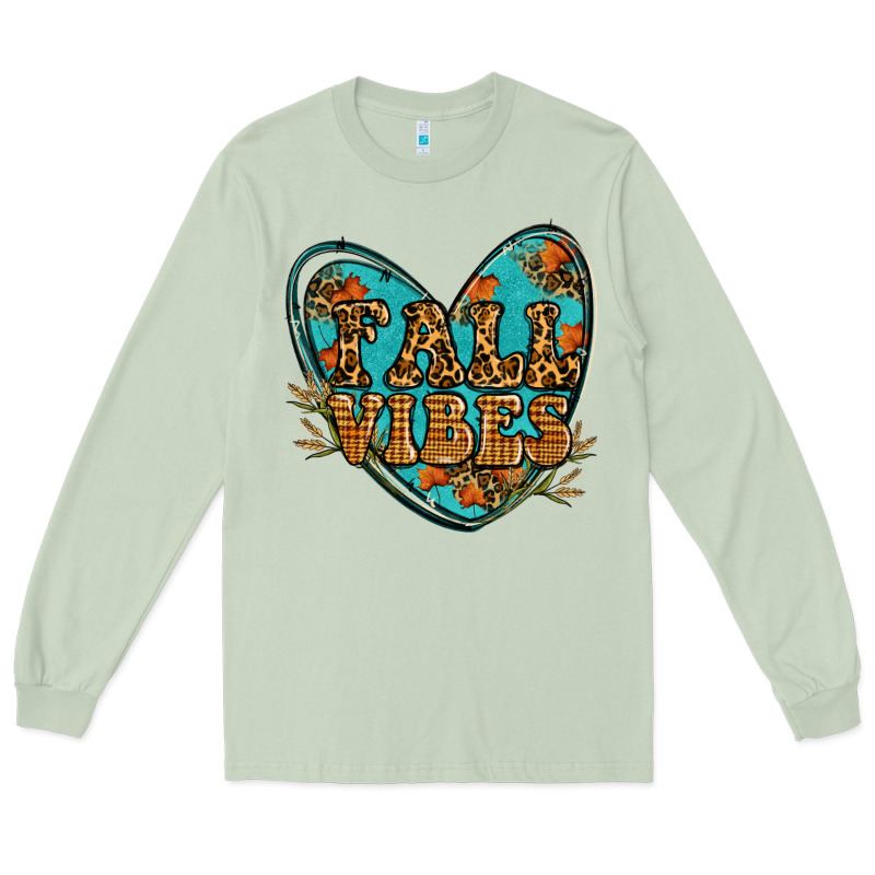 Fall Vibes Heart Long Sleeve Tee by RanaPortraitStore | Teevron