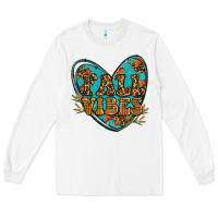White fall vibes heart Long Sleeve Tee - RanaPortraitStore