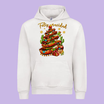 Christmas Feliz Navidad Urban Hoodie Designed By Bundleandbundleshop