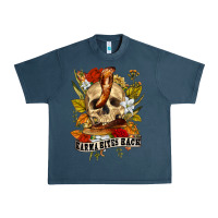 Midnight Navy karma bites back Urban Heavy Tee - RanaPortraitStore