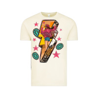 Vintage Arctic cowgirl with lightning bolt Vintage Tee - texasbilliewilder